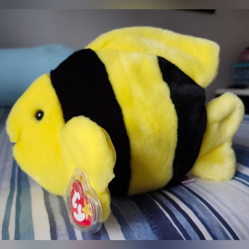 Ty Beanie Buddy "Bubbles" Fish